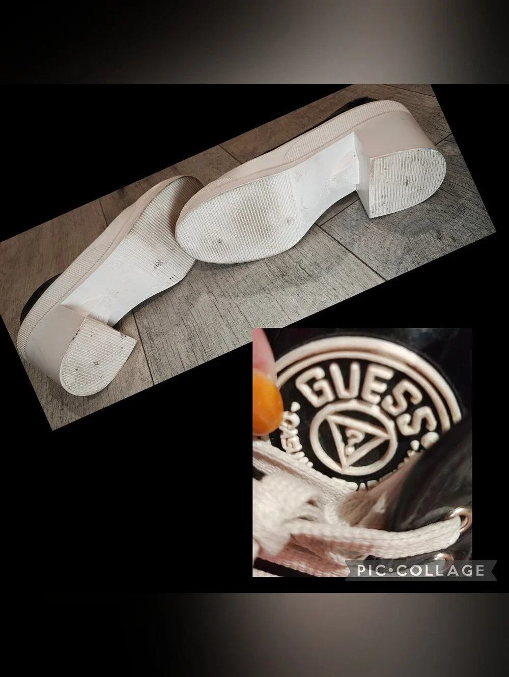 🖤🤍Rare Vintage 1990s GUESS Chunky Platform Sneaker Oxfords🤍🖤